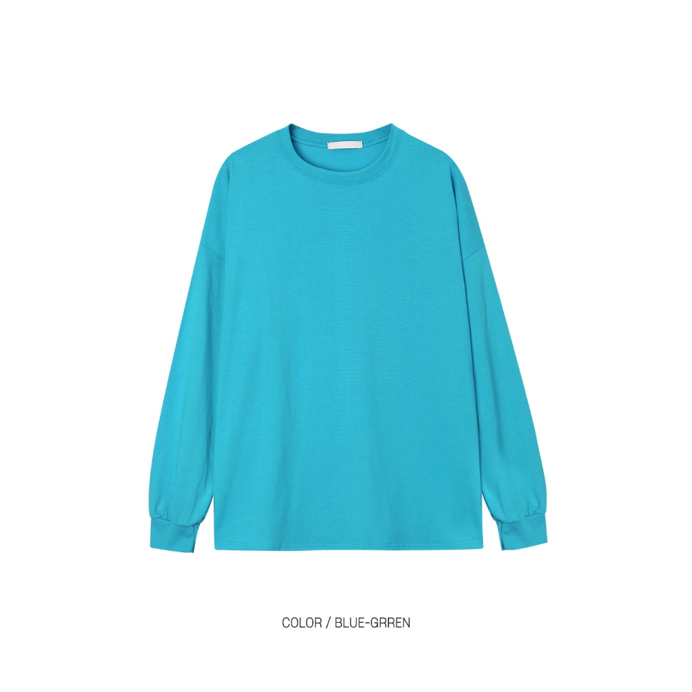 긴팔 티셔츠 스카이블루 색상 이미지-S10L11