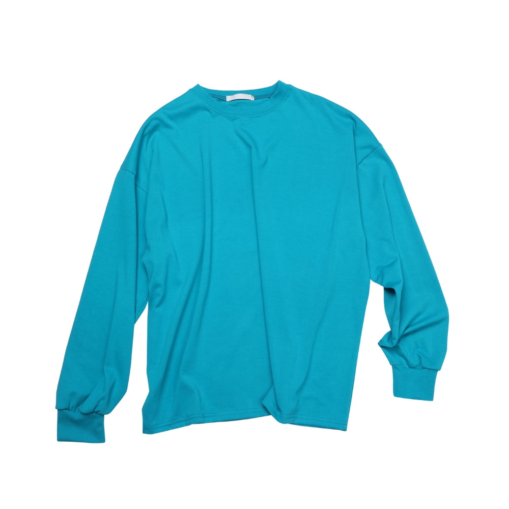 긴팔 티셔츠 스카이블루 색상 이미지-S10L18